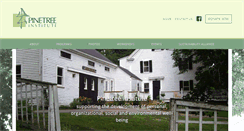 Desktop Screenshot of pinetreeinstitute.org