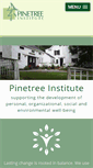 Mobile Screenshot of pinetreeinstitute.org